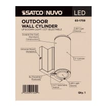 2 LT LED SM UP & DOWN SCONCE - 65-1759
