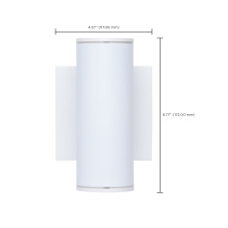 2 LT LED SM UP & DOWN SCONCE - 65-1759