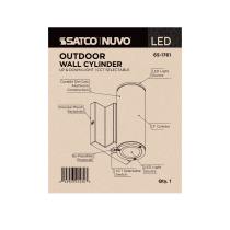 2 LT LED SM UP & DOWN SCONCE - 65-1761