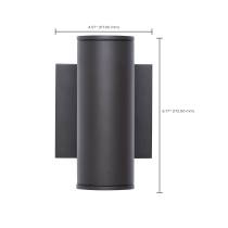 2 LT LED SM UP & DOWN SCONCE - 65-1761