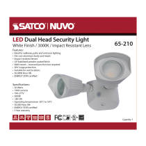 LED DUAL HEAD SECURITY LIGHT - 65-210