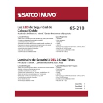 LED DUAL HEAD SECURITY LIGHT - 65-210