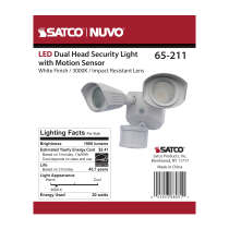 LED DUAL HEAD SECURITY LIGHT - 65-211