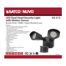 LED DUAL HEAD SECURITY LIGHT - 65-213