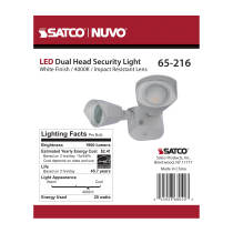 LED DUAL HEAD SECURITY LIGHT - 65-216