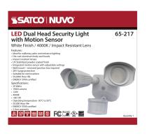 LED DUAL HEAD SECURITY LIGHT - 65-217