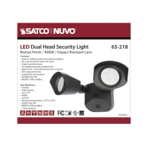 LED DUAL HEAD SECURITY LIGHT - 65-218