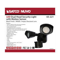 2ED DUAL HEAD SECURITY LIGHT - 65-221