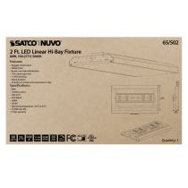 80W LED 2FT LINEAR HI-BAY - 65-502