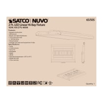 165W LED 2FT LINEAR HI-BAY - 65-505