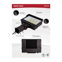 LED WATT/CCT SELECTABLE FLOOD - 65-543