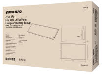 2X4 LED EM BACKLIT FLAT PANEL - 65-576