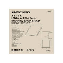 2X2 LED EM BACKLIT FLAT PANEL - 65-585