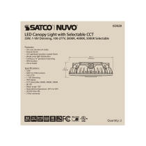 55W LED CANOPY LIGHT - 65-628