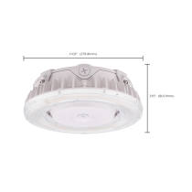 75W LED CANOPY W/ SENSOR PORT - 65-629R1