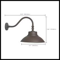 LED GOOSENECK BRONZE FINISH - 65-662