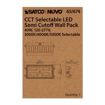 40W SEMI CUTOFF WALL PACK - 65-674