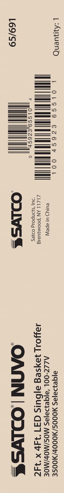 2X4 SINGLE BASKET TROFFER - 65-691