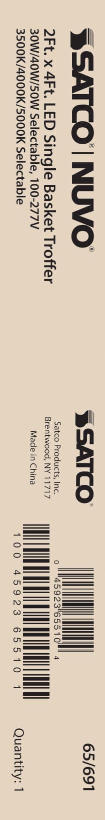 2X4 SINGLE BASKET TROFFER - 65-691