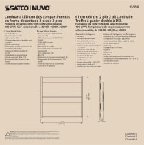 2X2 DOUBLE BASKET TROFFER - 65-694