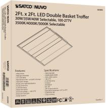 2X2 DOUBLE BASKET TROFFER - 65-694
