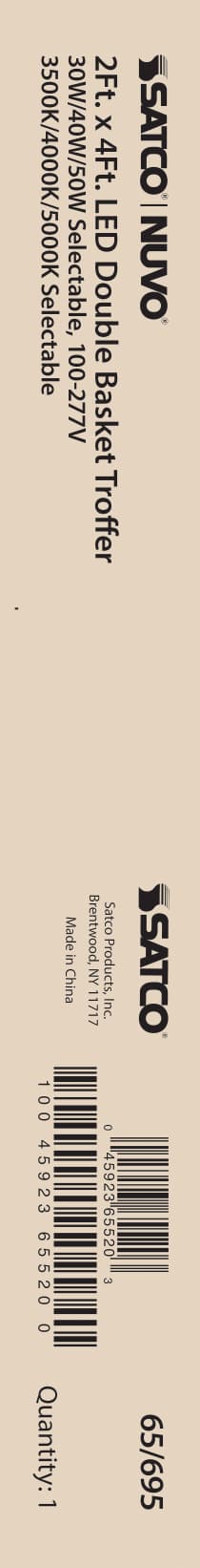 2X4 DOUBLE BASKET TROFFER - 65-695