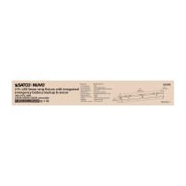 2' LINEAR STRIP W/ EM & SENSOR - 65-698