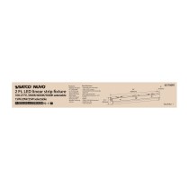 2' LINEAR STRIP WHITE FINISH - 65-700R1