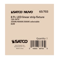 8'LINEAR STRIP WHITE FINISH - 65-703