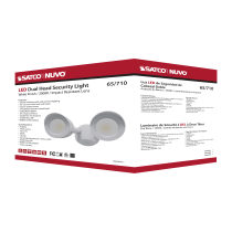 LED 2 BULLET HEAD SECURITY LGT - 65-710