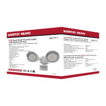 LED 2 BULLET HEAD SECURITY LGT - 65-711