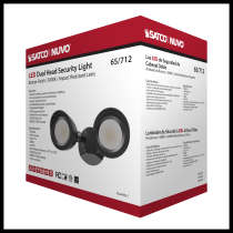 LED 2 BULLET HEAD SECURITY LGT - 65-712