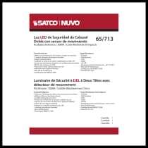 LED 2 BULLET HEAD SECURITY LGT - 65-713