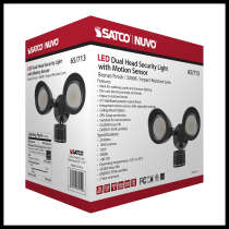 LED 2 BULLET HEAD SECURITY LGT - 65-713