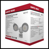 LED 2 BULLET HEAD SECURITY LGT - 65-717