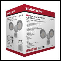 LED 2 BULLET HEAD SECURITY LGT - 65-717