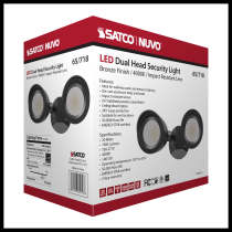 LED 2 BULLET HEAD SECURITY LGT - 65-718