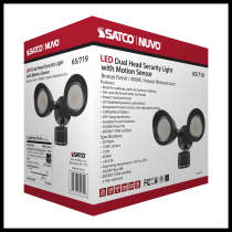 LED 2 BULLET HEAD SECURITY LGT - 65-719