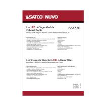 LED 2 BULLET HEAD SECURITY LGT - 65-720