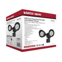 LED 2 BULLET HEAD SECURITY LGT - 65-721