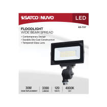 LED DOB FLOOD 30W 4000K 120V - 65-727