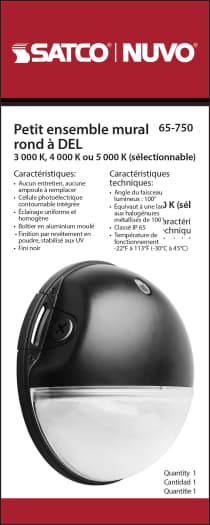 LED SMALL 20W ROUND WALL PACK - 65-750