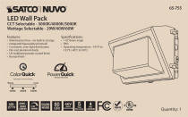 LED WALL PACK CCT & WATT ADJ - 65-755