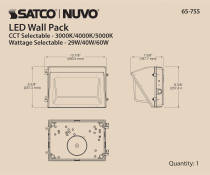 LED WALL PACK CCT & WATT ADJ - 65-755