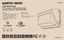 LED WALL PACK CCT & WATT ADJ - 65-756