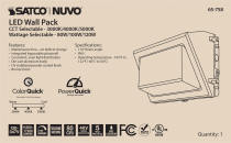 LED WALL PACK CCT & WATT ADJ - 65-758