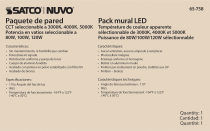 LED WALL PACK CCT & WATT ADJ - 65-758