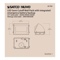 EM CUTOFF WALL PACK CCT&WATT - 65-762