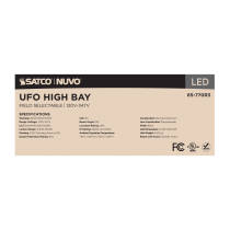 LED UFO HIGHBAY CCT & WATT ADJ - 65-770R3