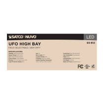LED UFO HIGHBAY CCT & WATT ADJ - 65-812